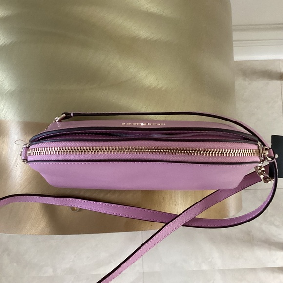 Kate Spade Cameron Street Hilli Leather Berry Crush Lavender Dome Crossbody Bag - Picture 7 of 14